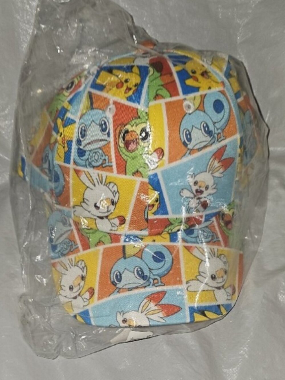 Pokémon Character Collage Snapback Hat OSFM New